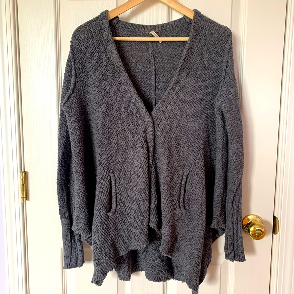 Free People Sweater, dark grey, small, petite